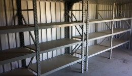 Longspan racks lined up