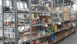 Longspan Racking inside a supply store
