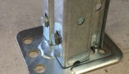 Stainless base plate